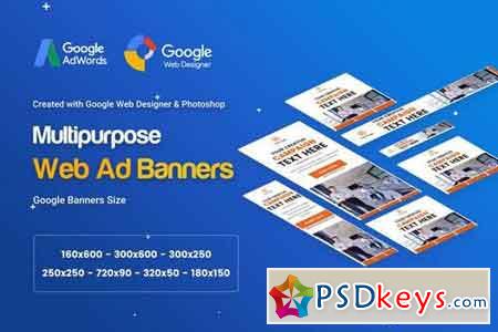 Multi Purpose, Business Banner Ad - GWD & PSD 2