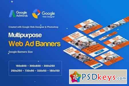 Multi Purpose, Business Banner Ad - GWD & PSD