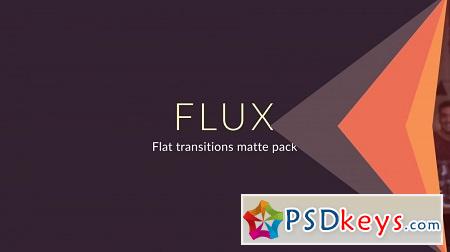 RocketStock - RS2096 Flux - Flat Transitions Matte Pack After Effects Template