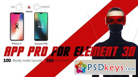 App Pro for Element 3D 22026827 After Effects Template