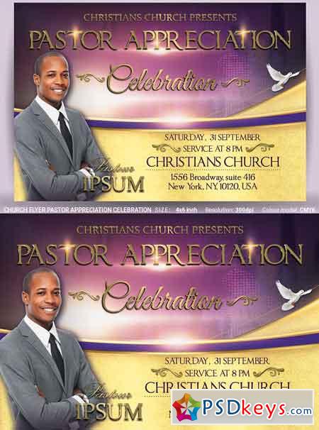 Church Flyer Pastor Appreciation 3034098