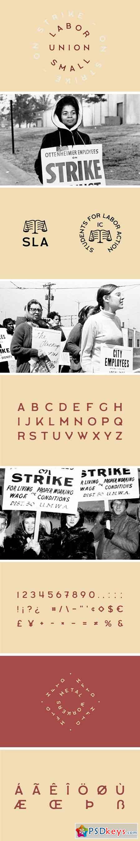 Labor Union Small Font