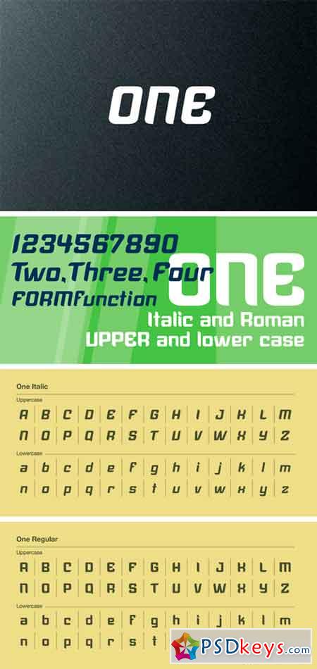 One Font Family