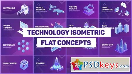 Technology Isometric Concepts 22413322 After Effects Template