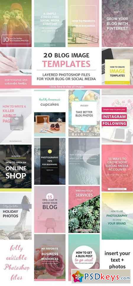 20 Blog Post and Instagram Templates 575749