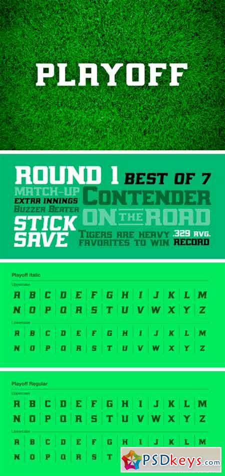 Playoff Font Family