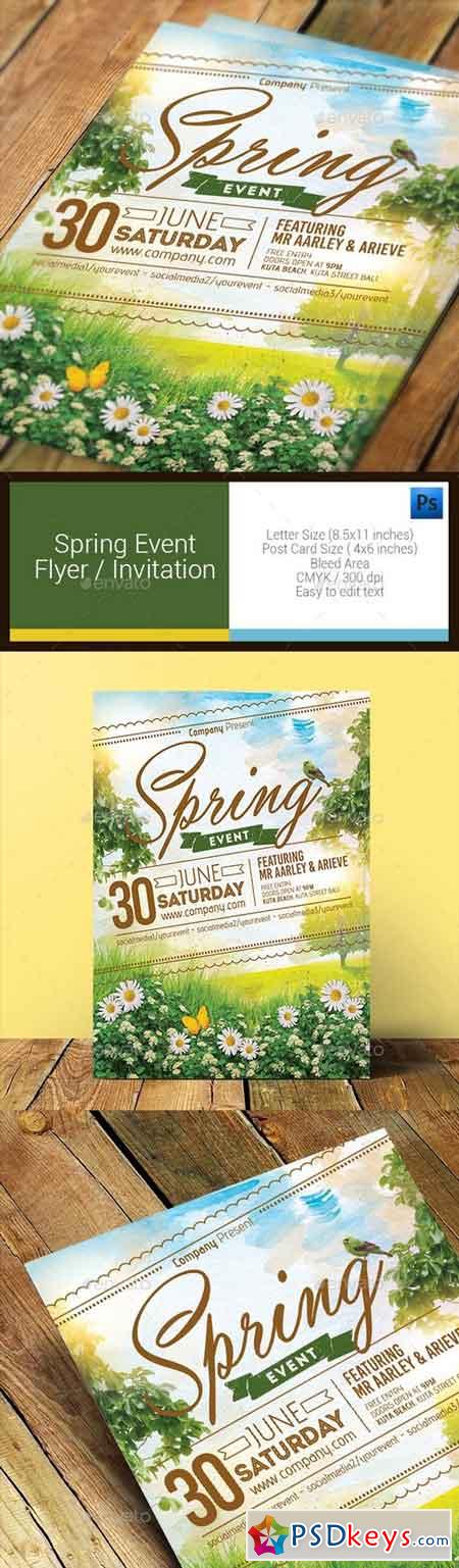 Spring Event Flyer Invitation 11086093