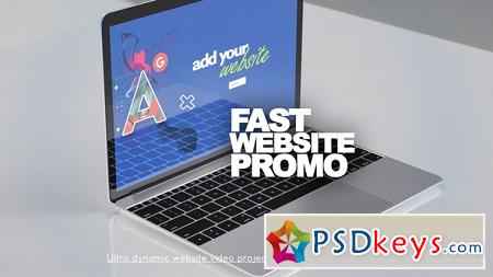 Fast Website Promo 22772197 After Effects Template