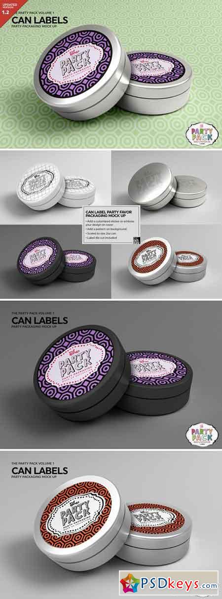Can Label Packaging Mockup 2199556