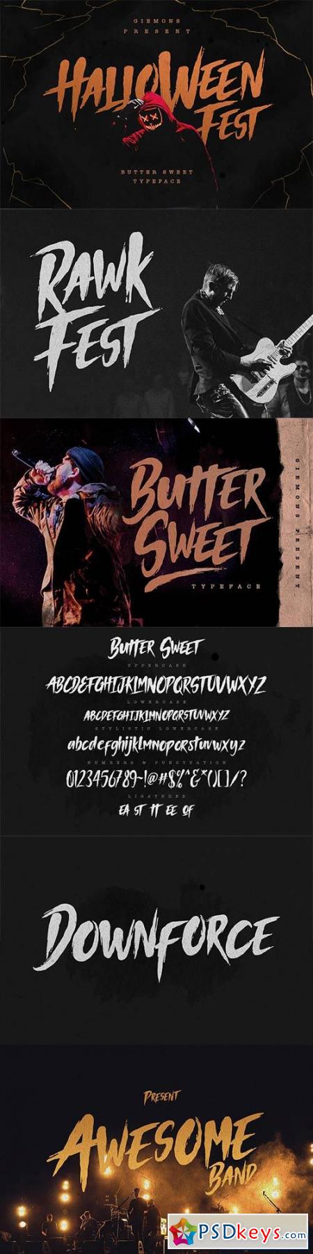 Butter Sweet Typeface 3000147