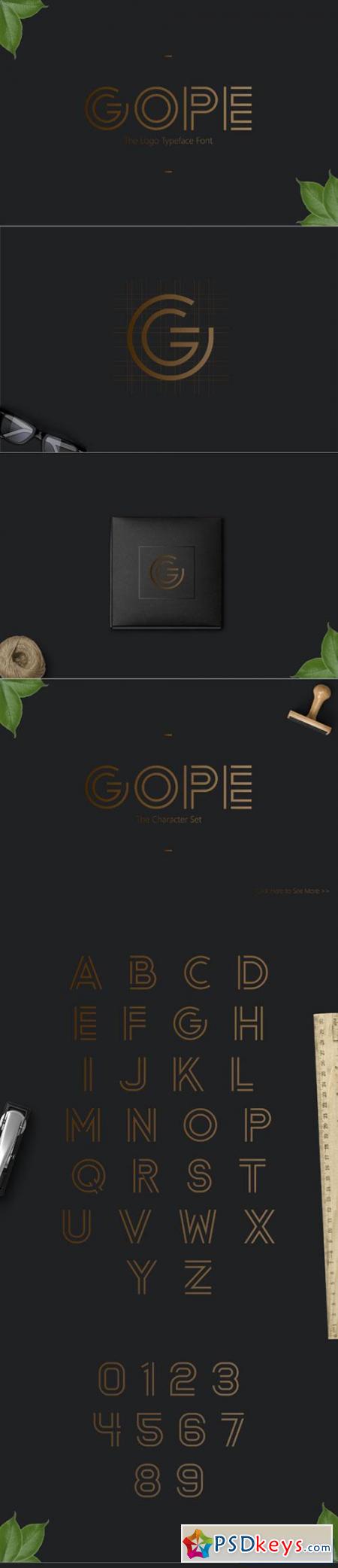 Gope Typeface 20457208