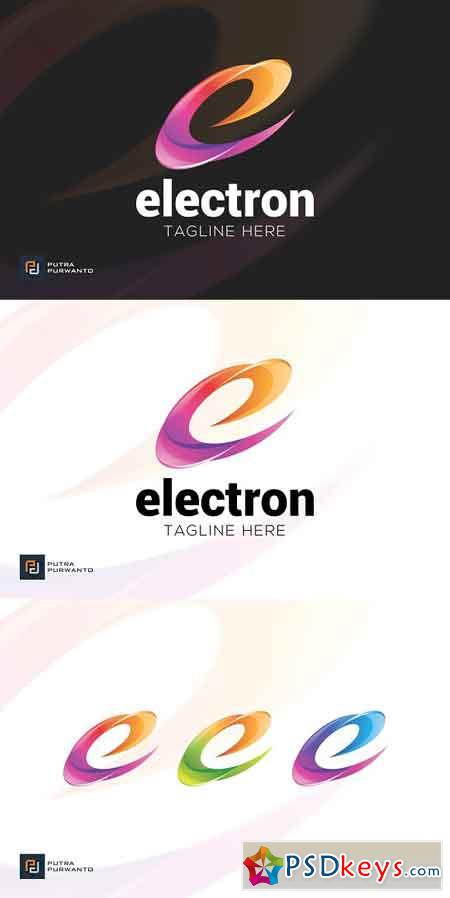 Electron Letter E - Logo Template 3095347