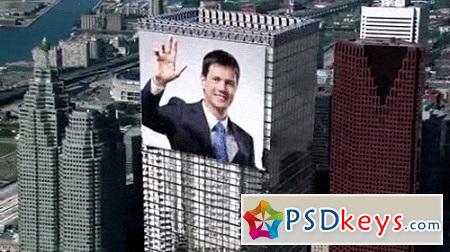 Pond5 Advertising Poster On A Skyscraper 94035638 After Effects Template