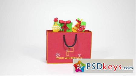 Pond5 Christmas Shopping Bag 096681878 After Effects Template