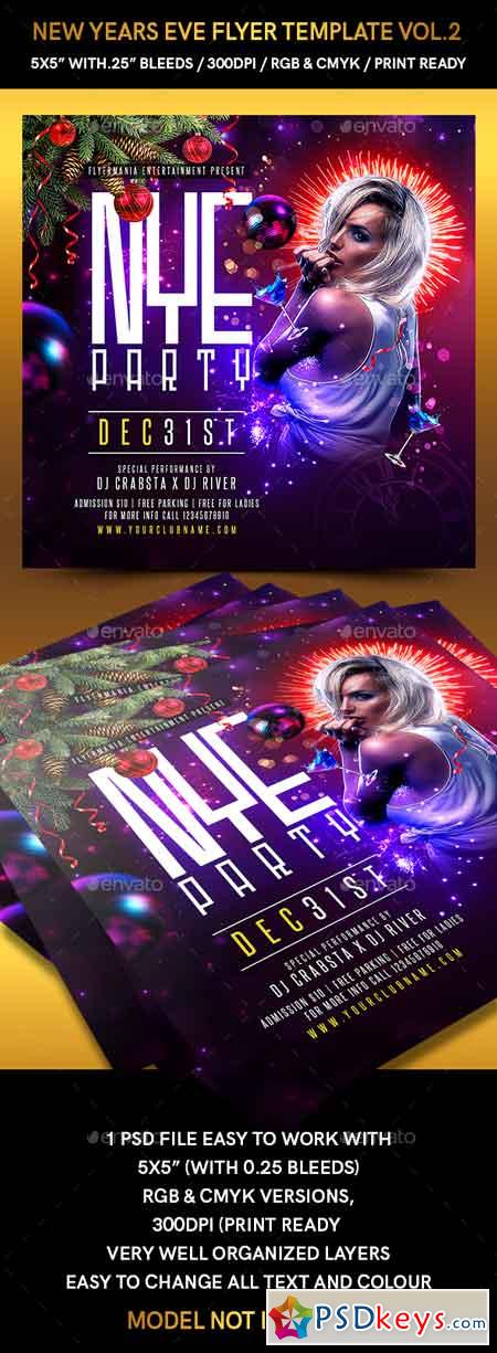 New Years Eve Flyer Template Vol 2 22716626