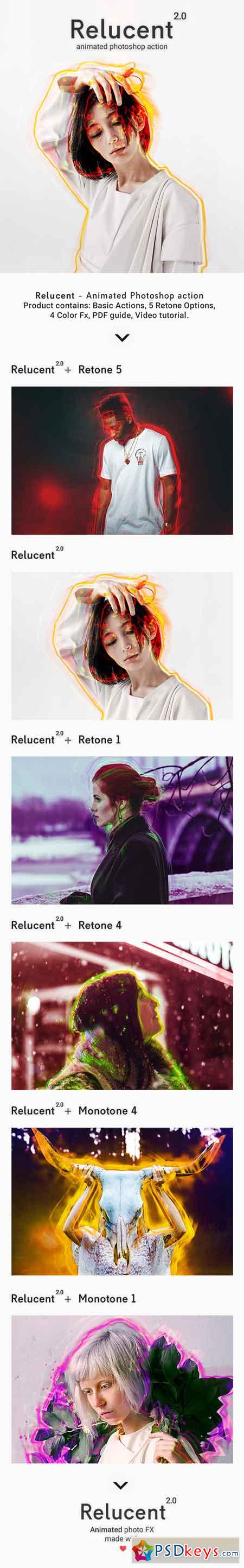 Animated Relucent 2.0 - Photoshop Action 22711802