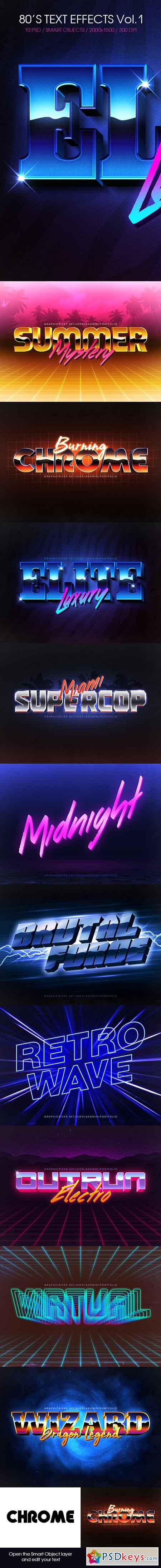 80s Text Effects Vol.1 22583100