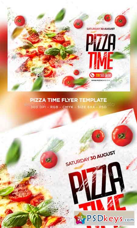Pizza Time Flyer 22587056