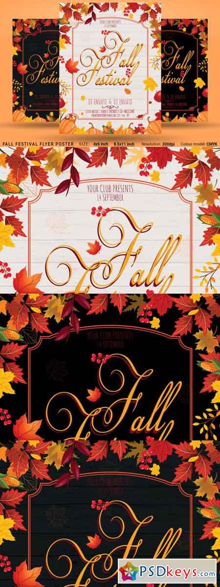 Fall Festival Flyer Poster 3488124