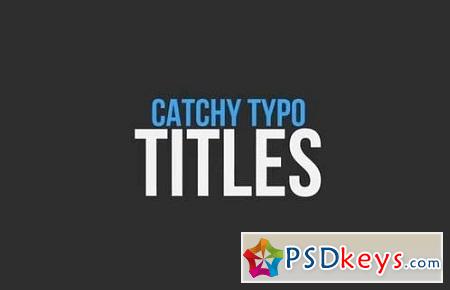 Pond5 25 Big Typo Titles 090663861 After Effects Template