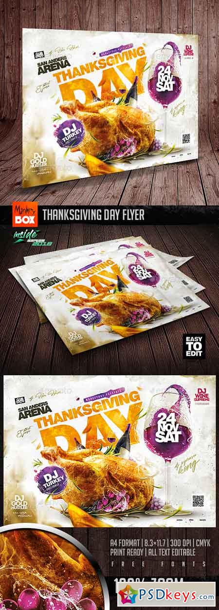Thanksgiving Day Flyer 22781139