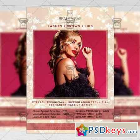 Exclusive Beauty Salon Flyer - Business A5 Template