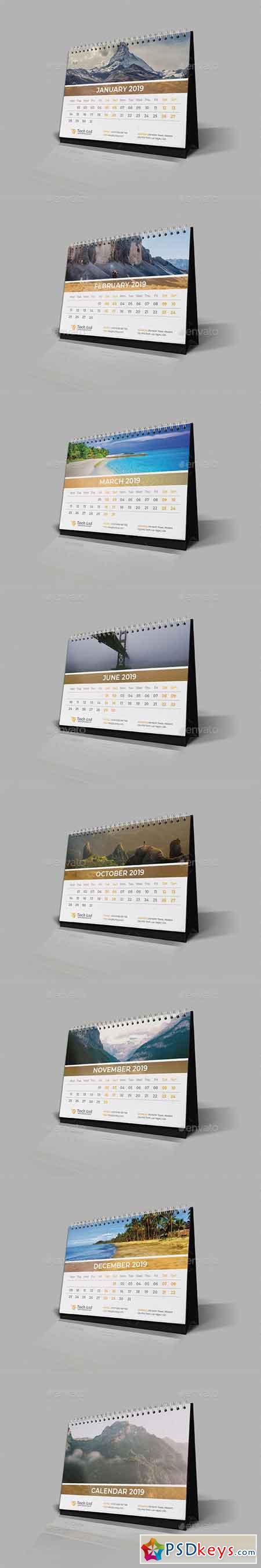 Desk Calendar 2019 22718666