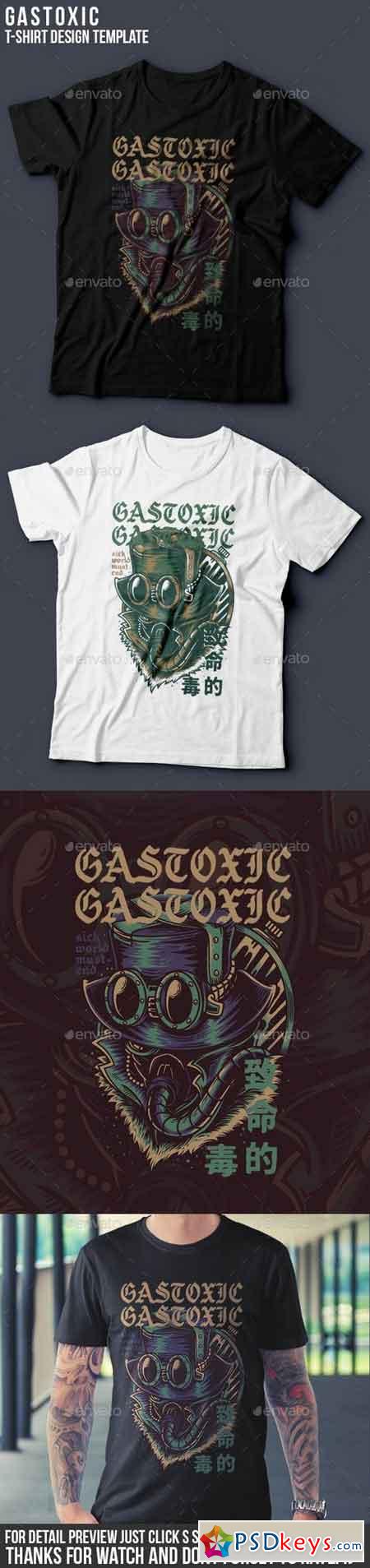 Gas Toxic T-Shirt Design 22061647