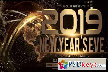 New Year Christmas Party Flyer 3505098