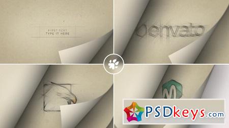 Page Flip Sketch Logo 20144466 After Effects Template