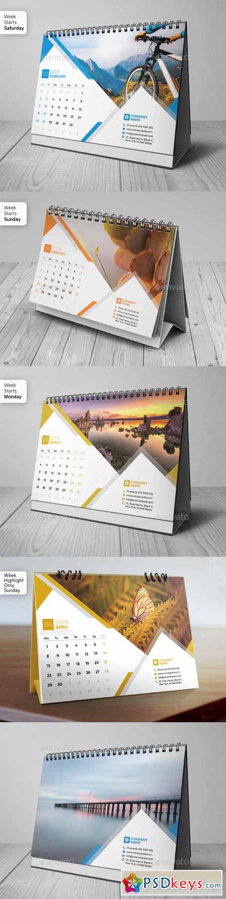 Desk Calendar 2019 22825148