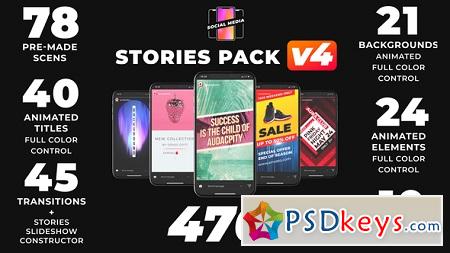 Instagram Stories V4 21895564 (With 3 October 18 Update) After Effects Template