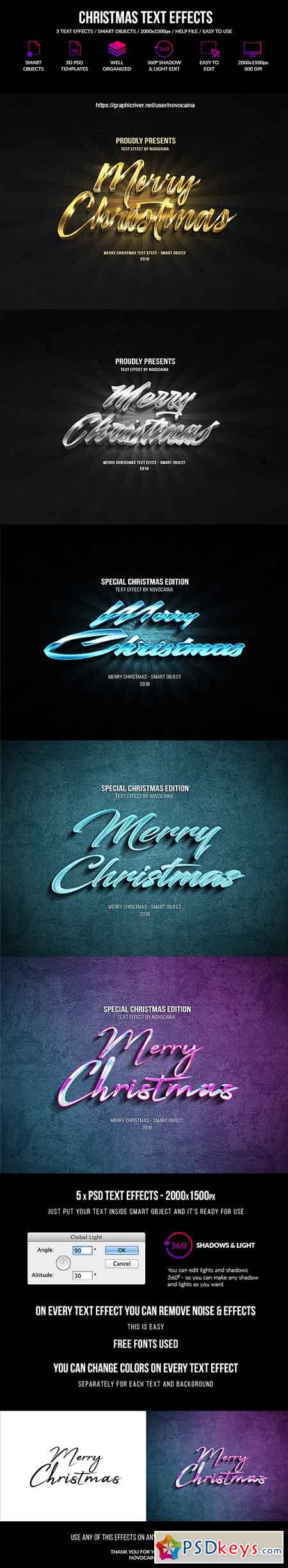 Christmas Text Effects 22809260