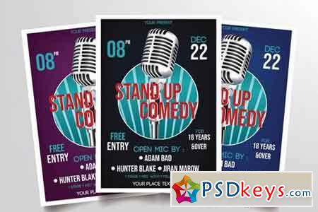 Stand Up Comedy Vol.2 Flyer Template