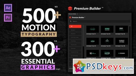Motion Typography 20645019 (Updated 26 July 18) After Effects Template