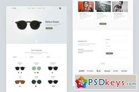 Oppy  Store Single Page PSD Template