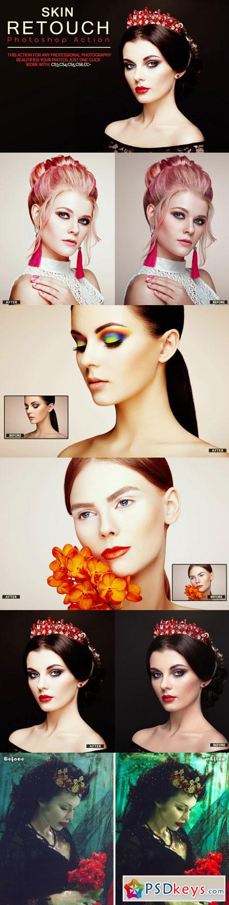 Skin Retouch Photoshop Action 3509467