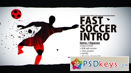 Fast Soccer Intro 22934416 After Effects Template