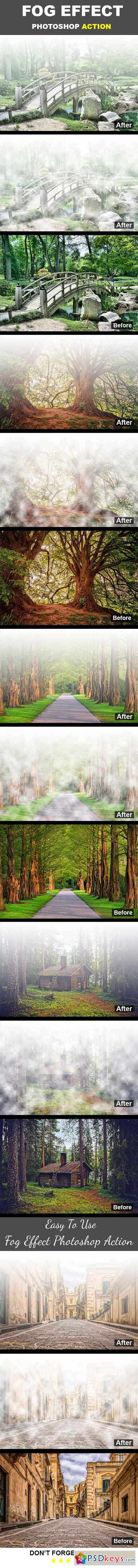 Fog Effect Photoshop Action 22753613