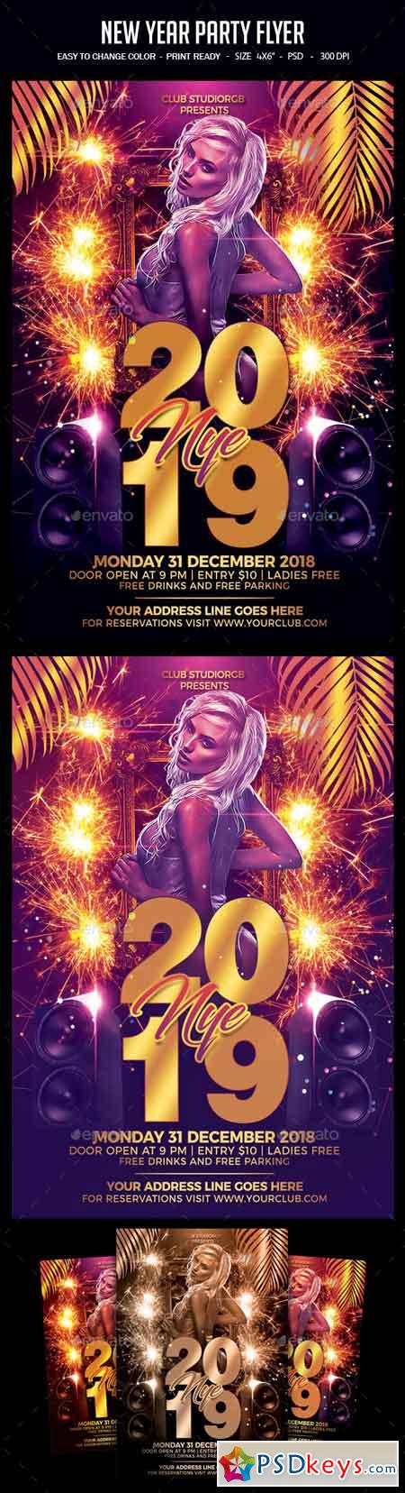New Year Party Flyer 22878168