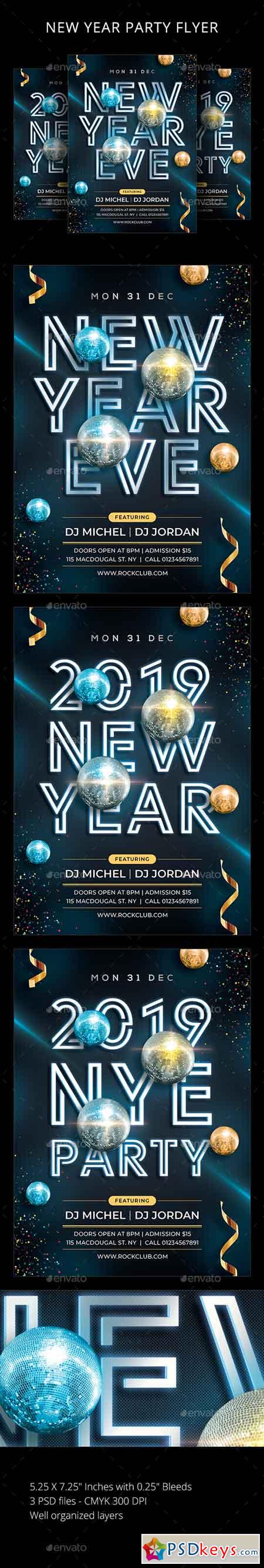 New Year Flyer 22904852
