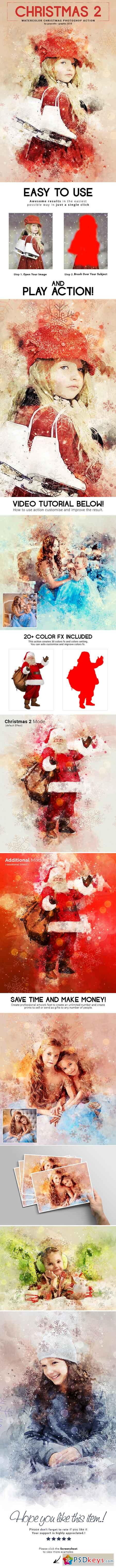 Christmas 2 - Photoshop Action 22887025
