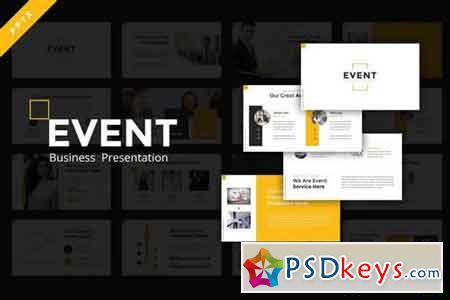 Event Business - Powerpoint, Keynote, Google Sliders Templates