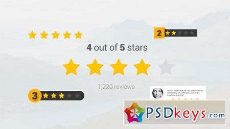 Motion Array - Review Stars Toolkit After Effects Templates 148990