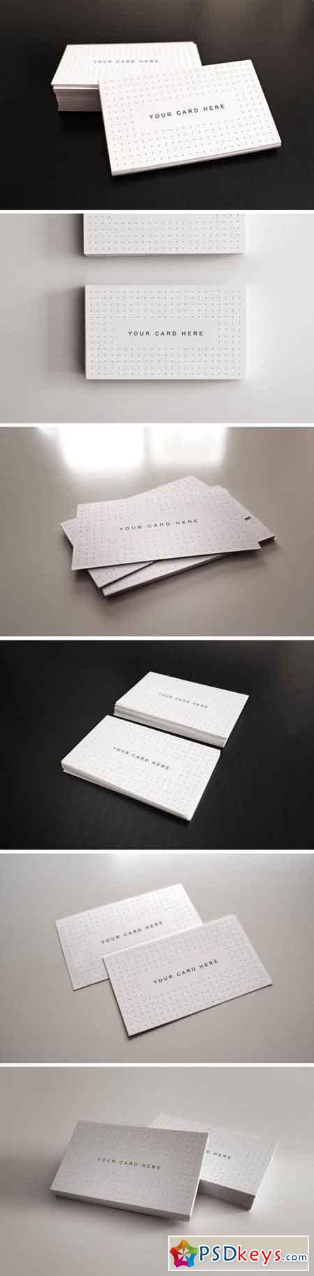 Flyer and Business Card Clean Realistic Mockups 3