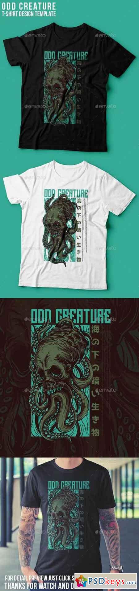 Odd Creature T-Shirt Design 22939374