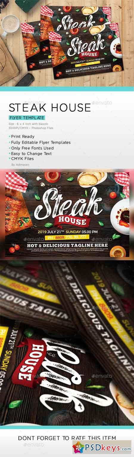 Steak House Flyer 22931081