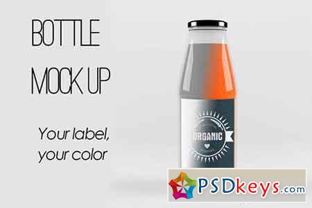 Coloring bottle mockup 3269105