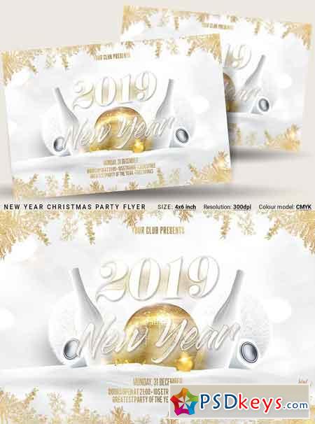 New Year Christmas Party Flyer 3268900