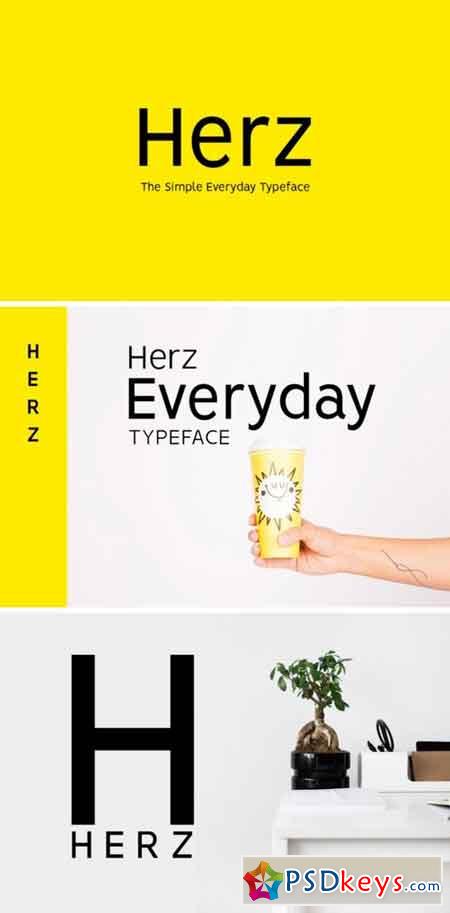 HERZ - Simple Sans Serif Typeface 2682666